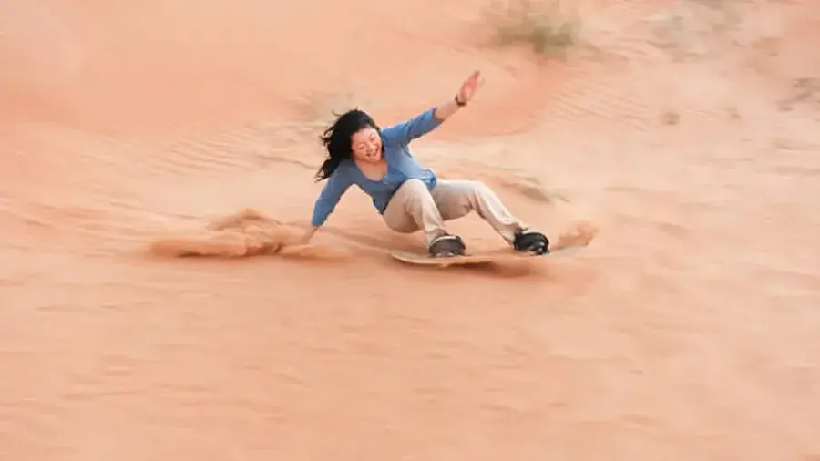 Essayer le sandboard – Merzouga