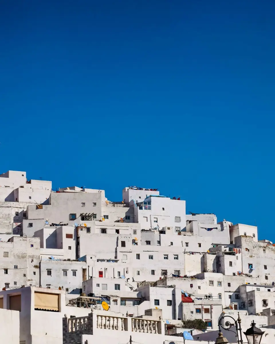 Whitewashed buildings in Tétouan