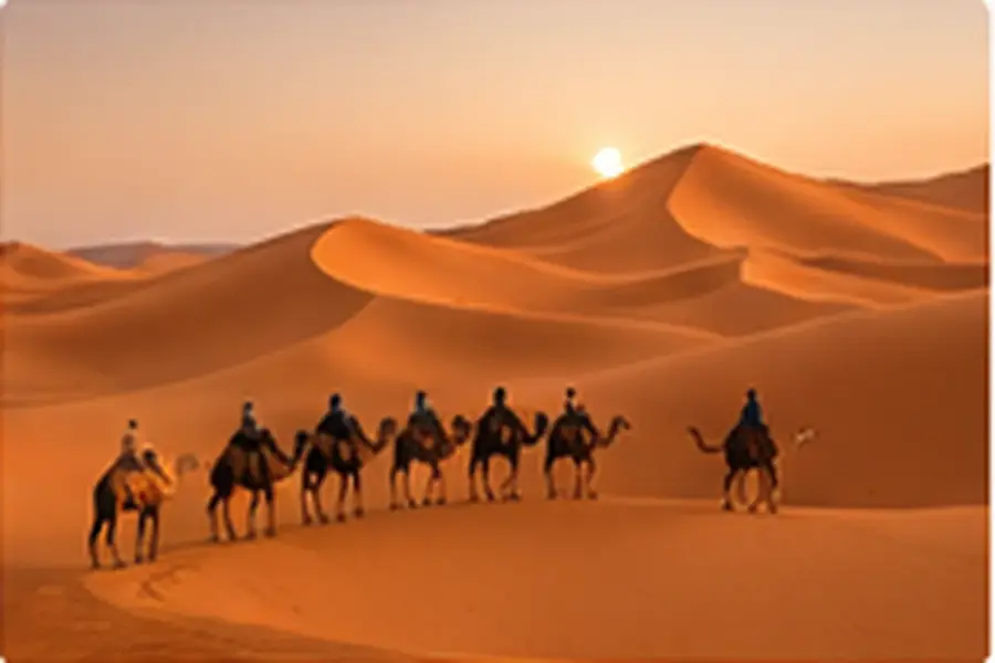 Skoura vers Merzouga — Une balade à dos de dromadaire