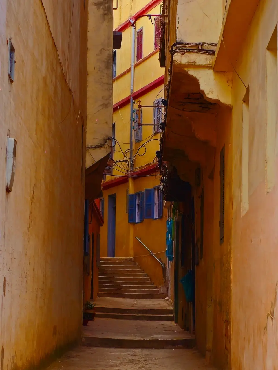 Traditional lane in Tangier medina