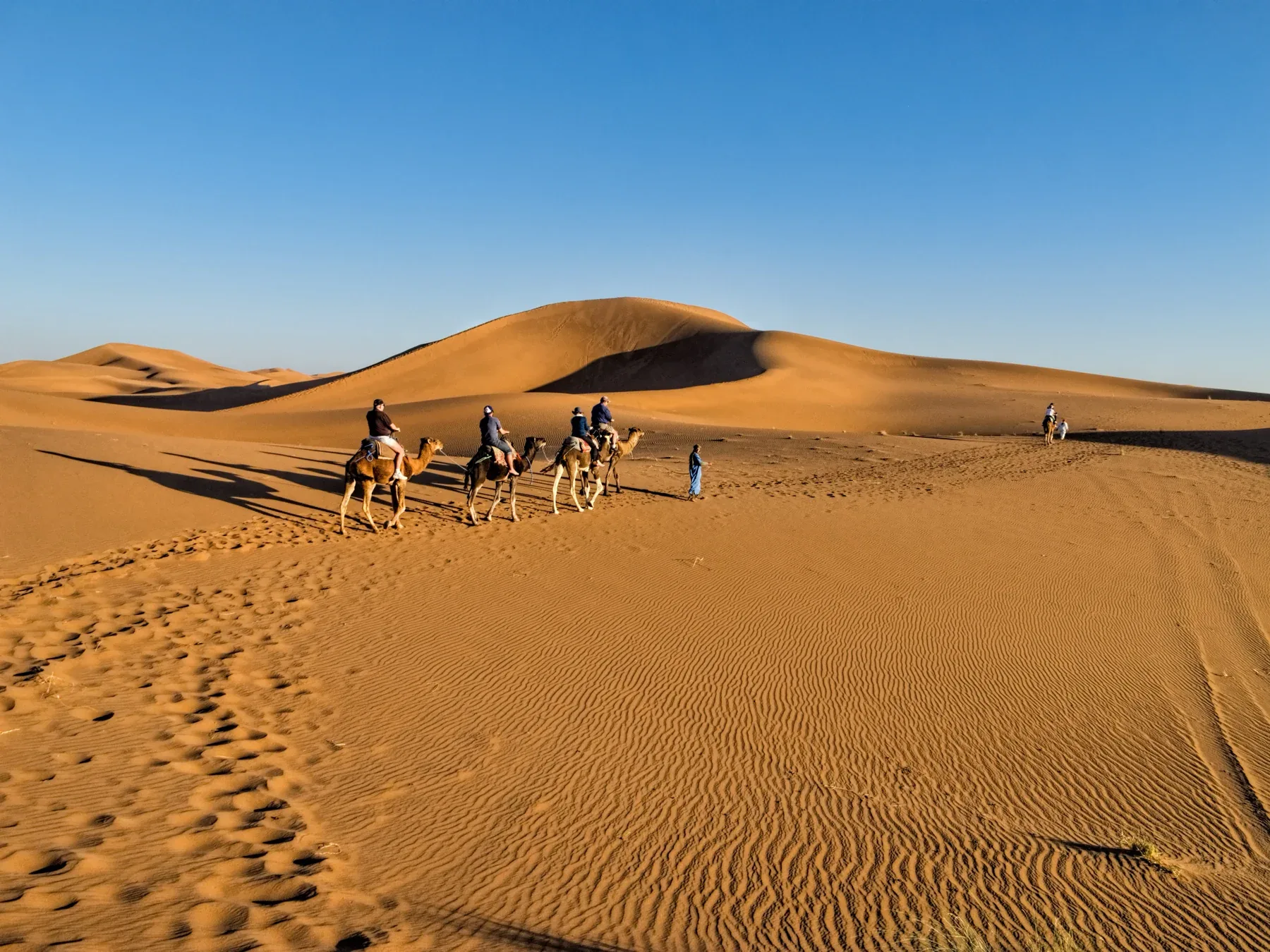 Trekking privado por el desierto de Marruecos: el valor de caminar con guías locales