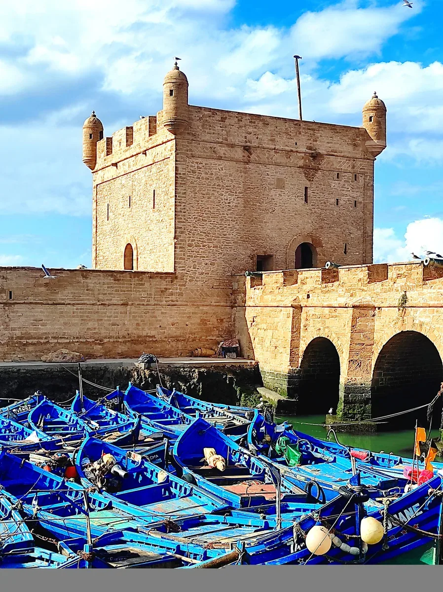 Skala du Port et barques de pêche à Essaouira