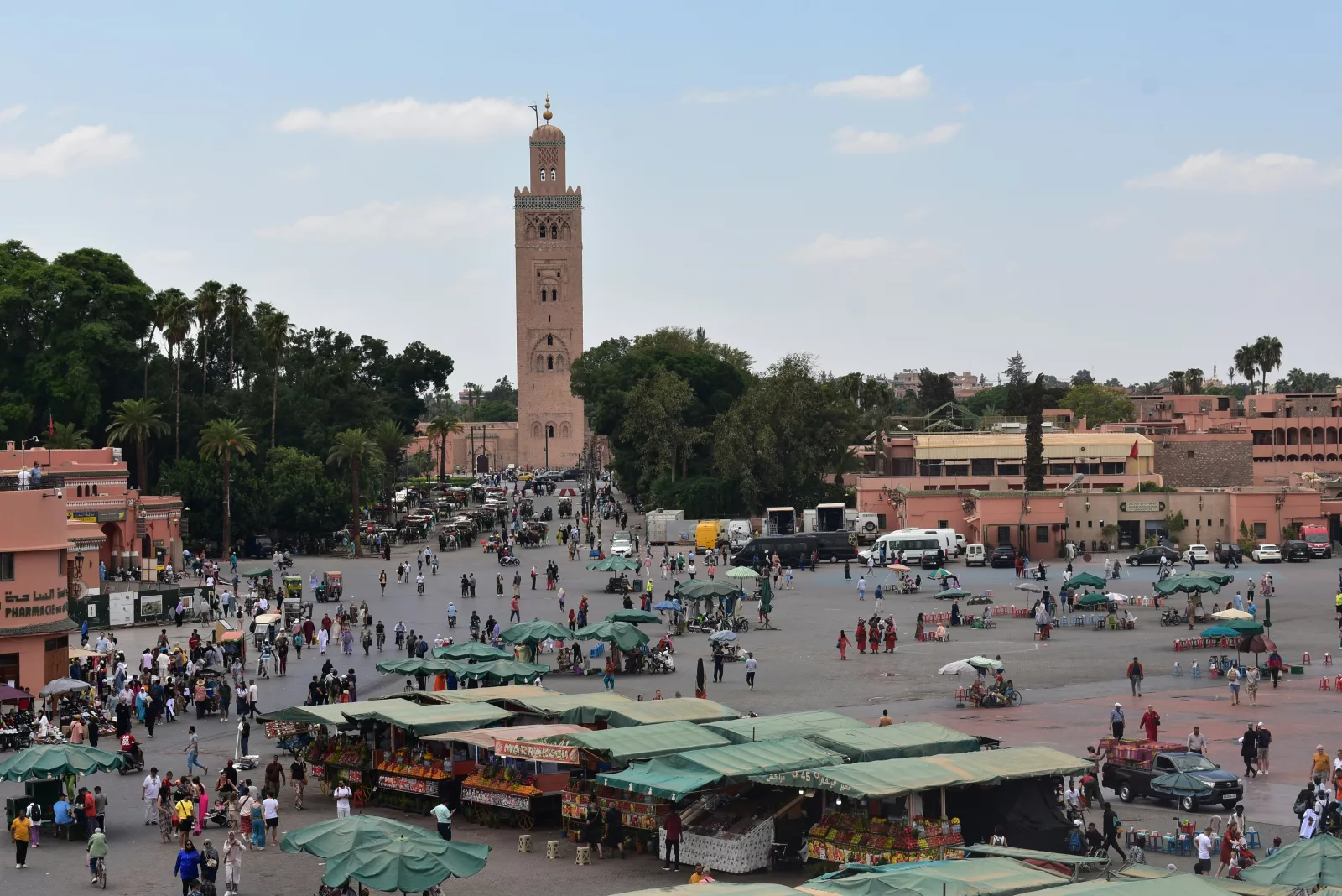 Arrival in Marrakech