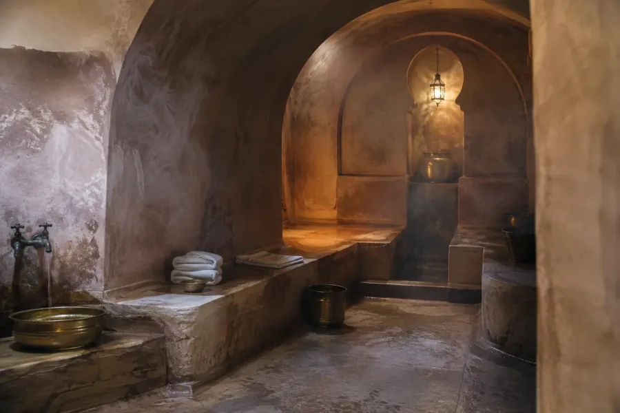Expérience de hammam marocain traditionnel à Marrakech