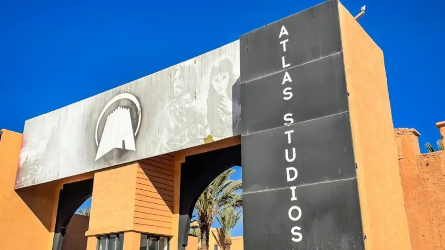 Entrance to Atlas Film Studios in Ouarzazate