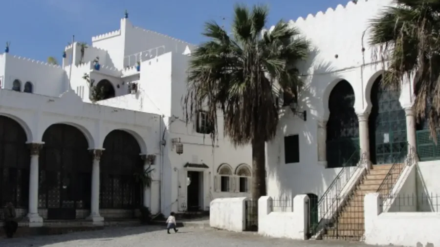 Historic courtyard at the Kasbah Museum in Tangier
