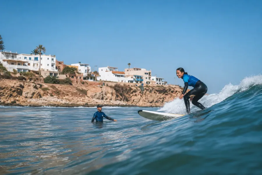 Imparare a fare surf a Taghazout Agadir