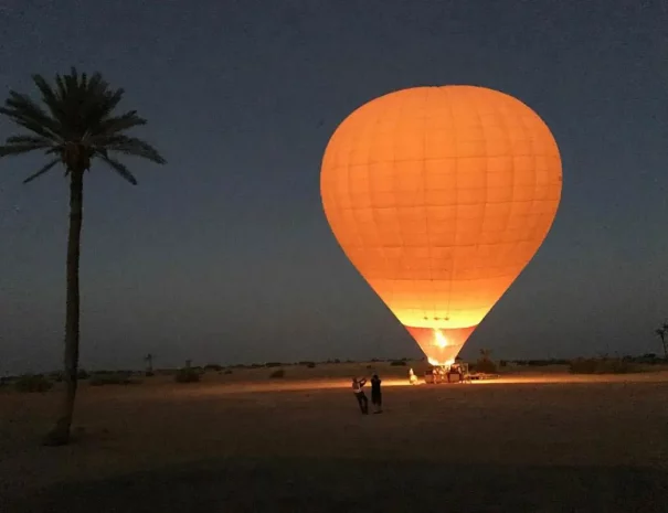 hot air ballon in marrakech